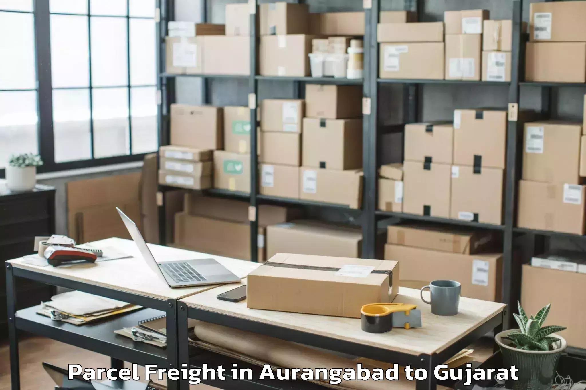 Get Aurangabad to Bedi Parcel Freight